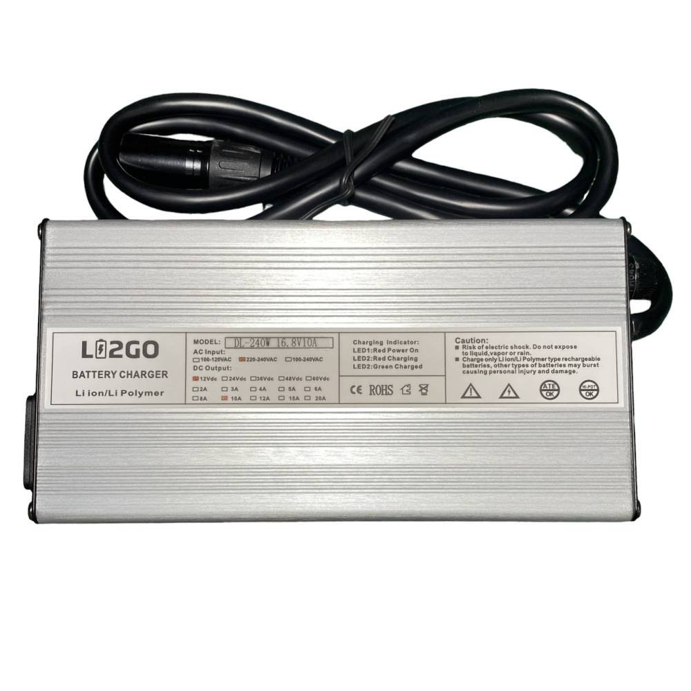 Cargador baterías de litio 16,8V 10A