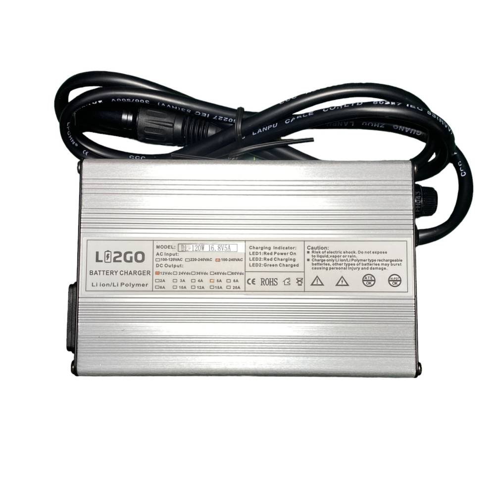 Cargador baterías de litio 16,8V 5A