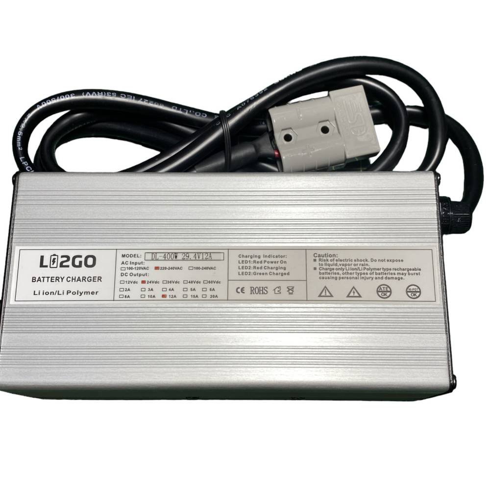Cargador baterías de litio 29,4V 12A