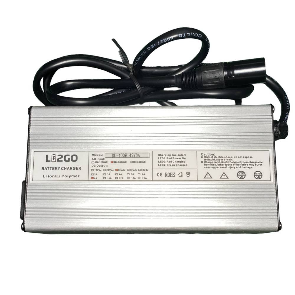 Cargador baterías de litio 42V 8A
