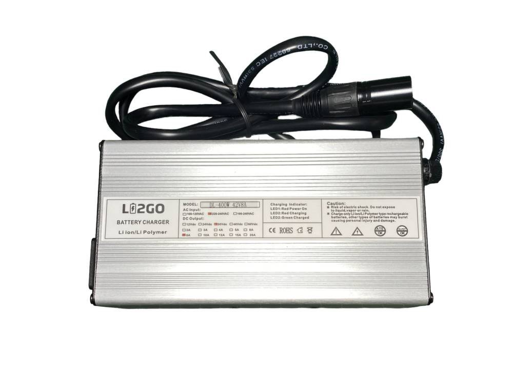 Cargador baterías de litio 42V 8A