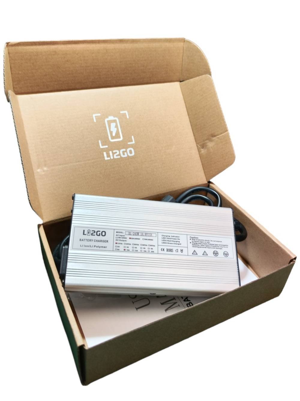 Cargador baterías de litio 16,8V 5A - Imagen 4
