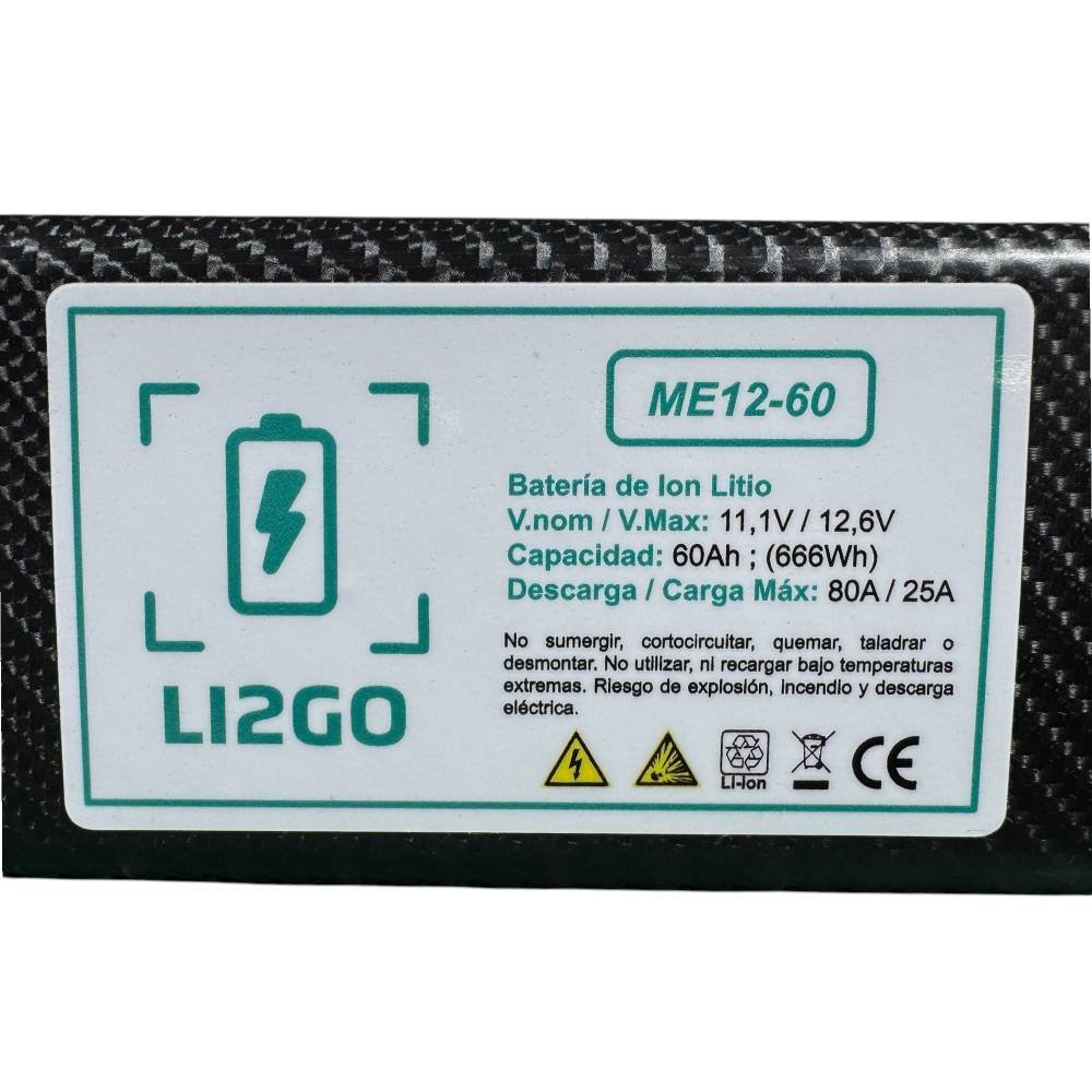 Batería de litio para equipos náuticos ME12-60 - Imagen 6