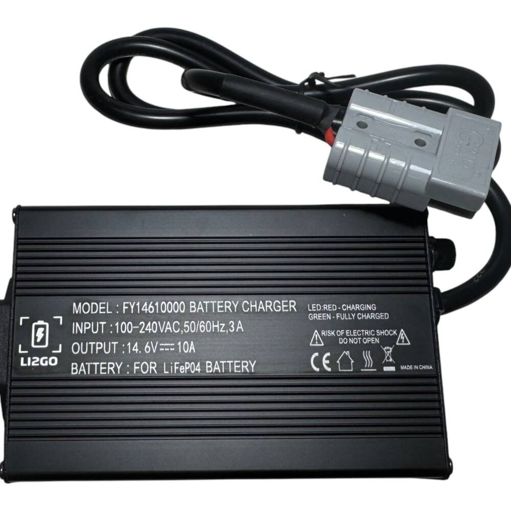 CARGADOR BATERÍAS DE LITIO 14,6V 10A / LiFePO4