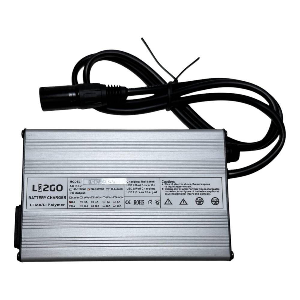 CARGADOR BATERÍAS DE LITIO 58,8V 2A