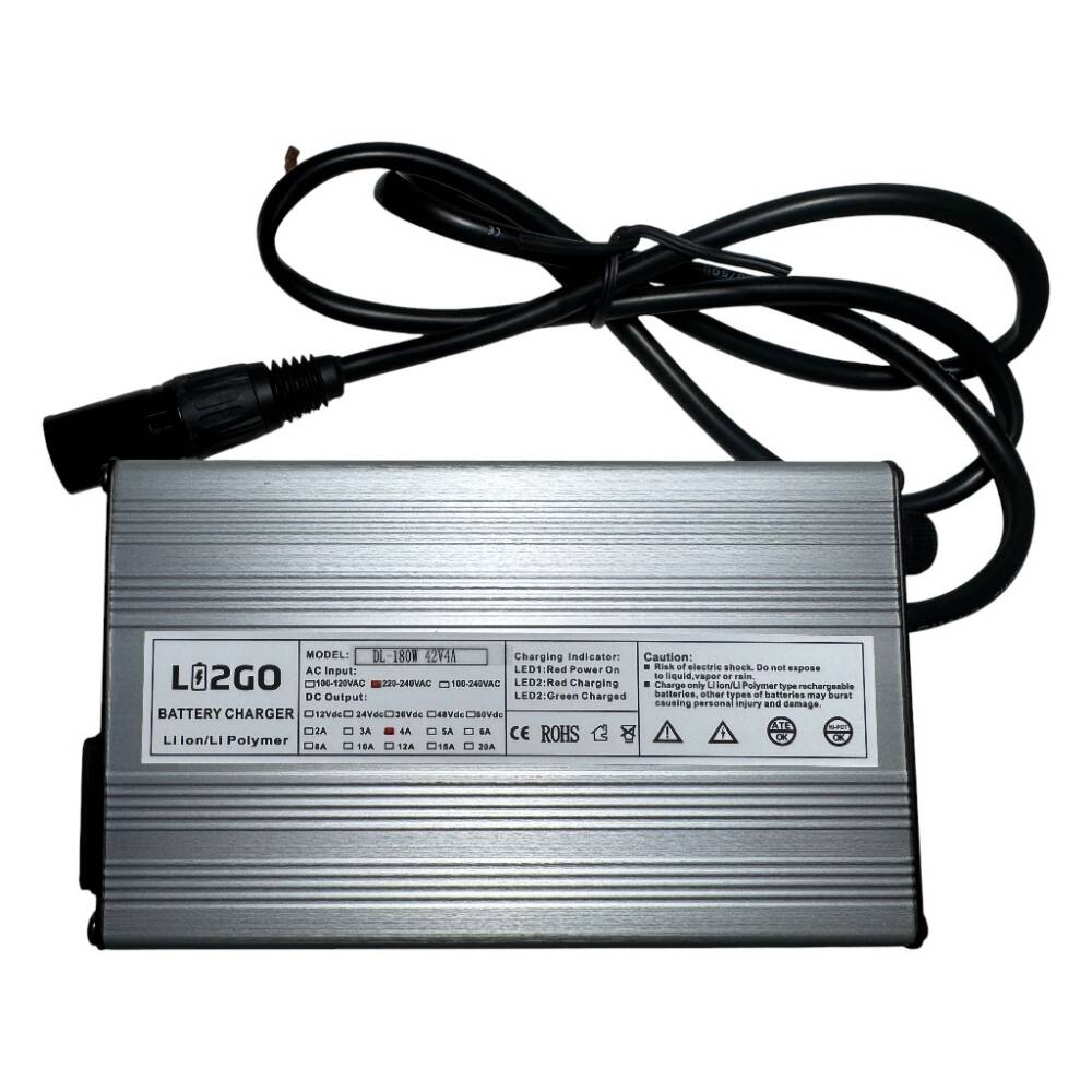 CARGADOR BATERÍAS DE LITIO 42V 4A