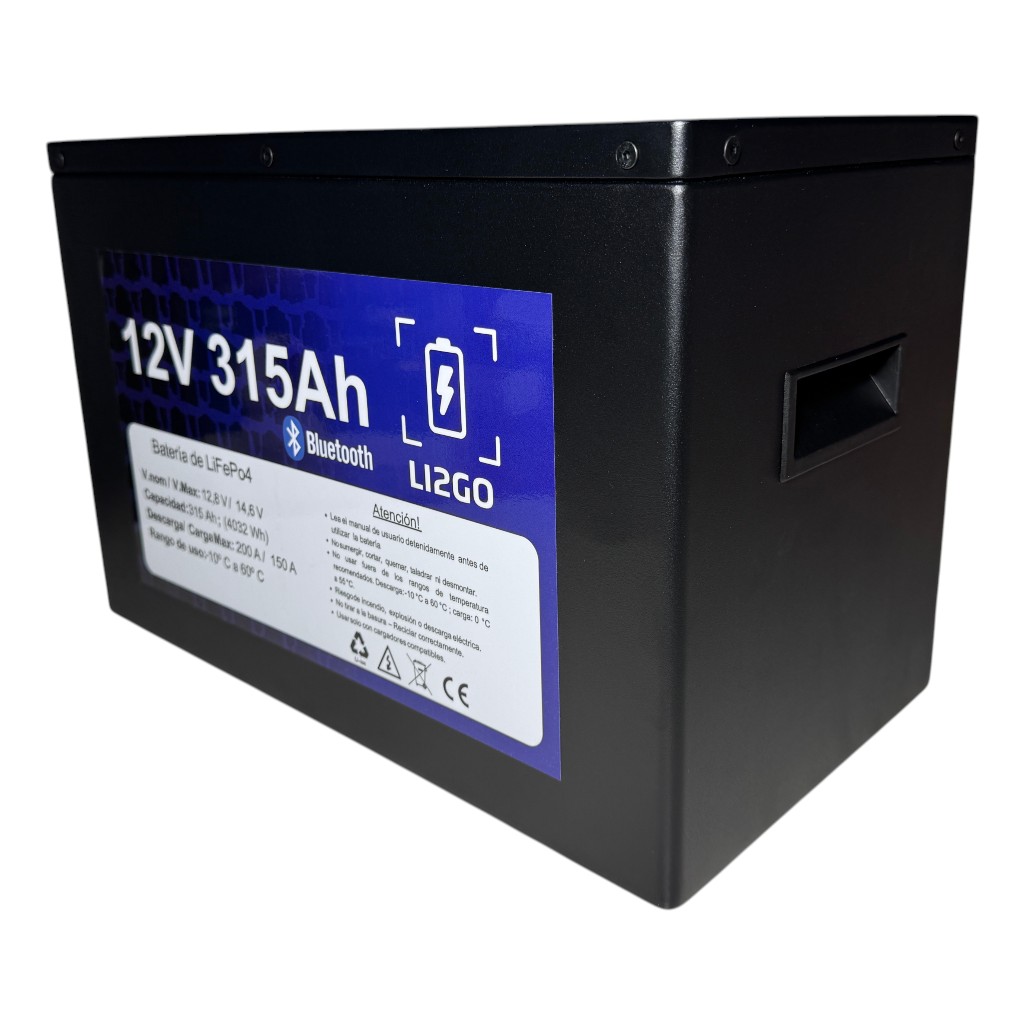 Batería full metal LiFePO4 12V 315Ah - Imagen 3