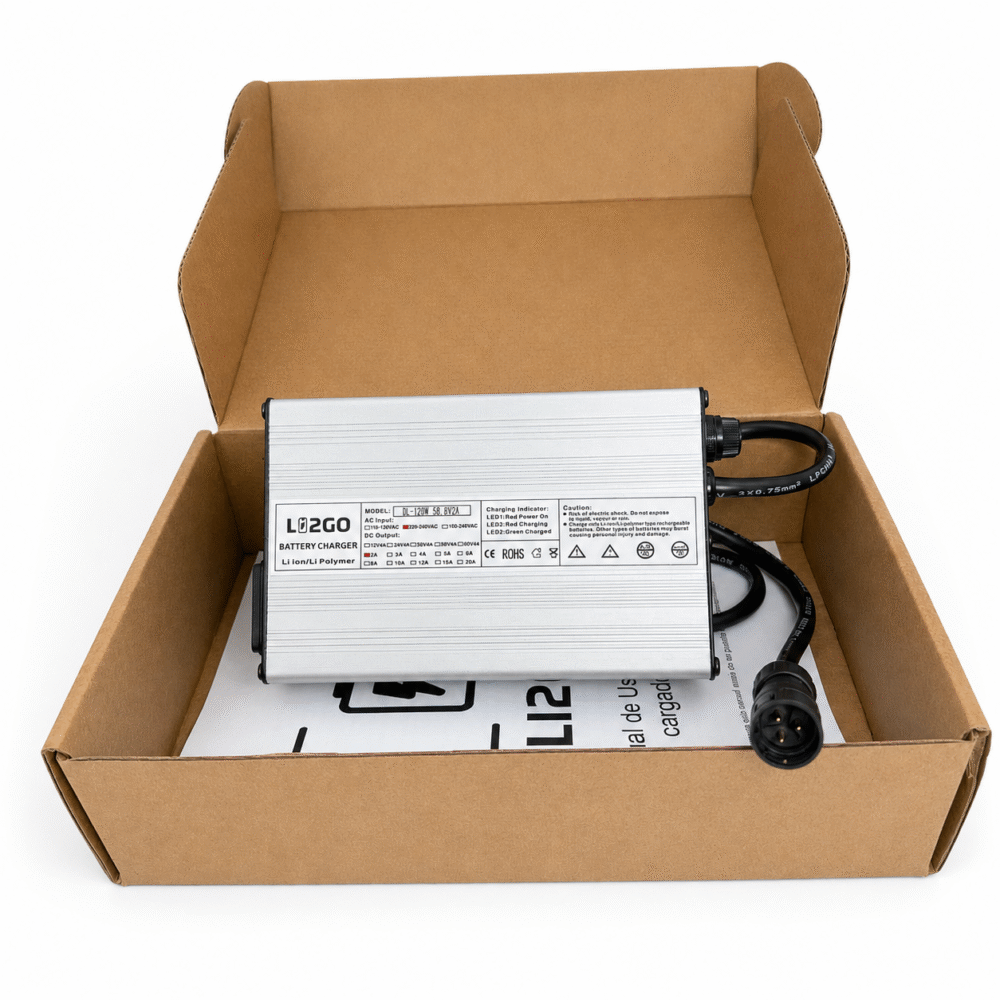 Cargador de batería Campagnola Li-Ion 700 compatible – 58,8V 2A